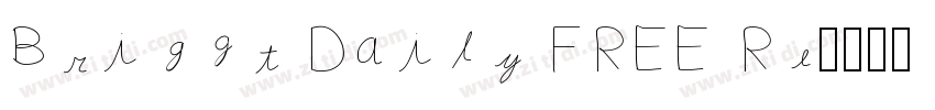 Bright Daily FREE Re字体转换